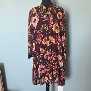 Floral Print Women's Dress